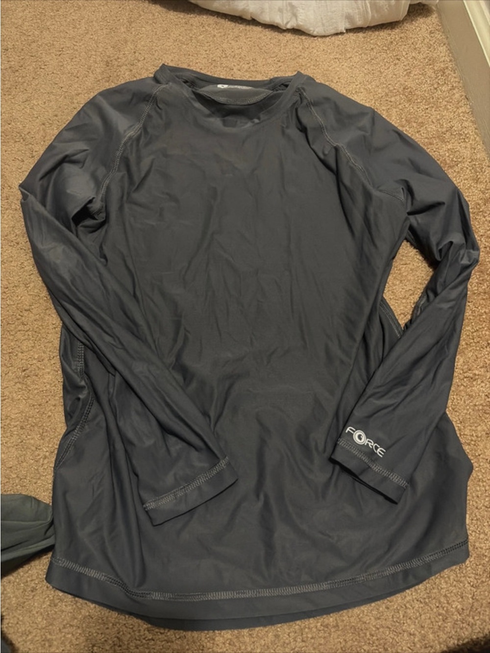 Carhartt Long Sleeve Performance Tee - Charcoal Black